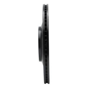 Audi S8 Brake Rotor (1) - Rear Left - R1 Concepts - Drilled & Slotted - Black - `04-`18